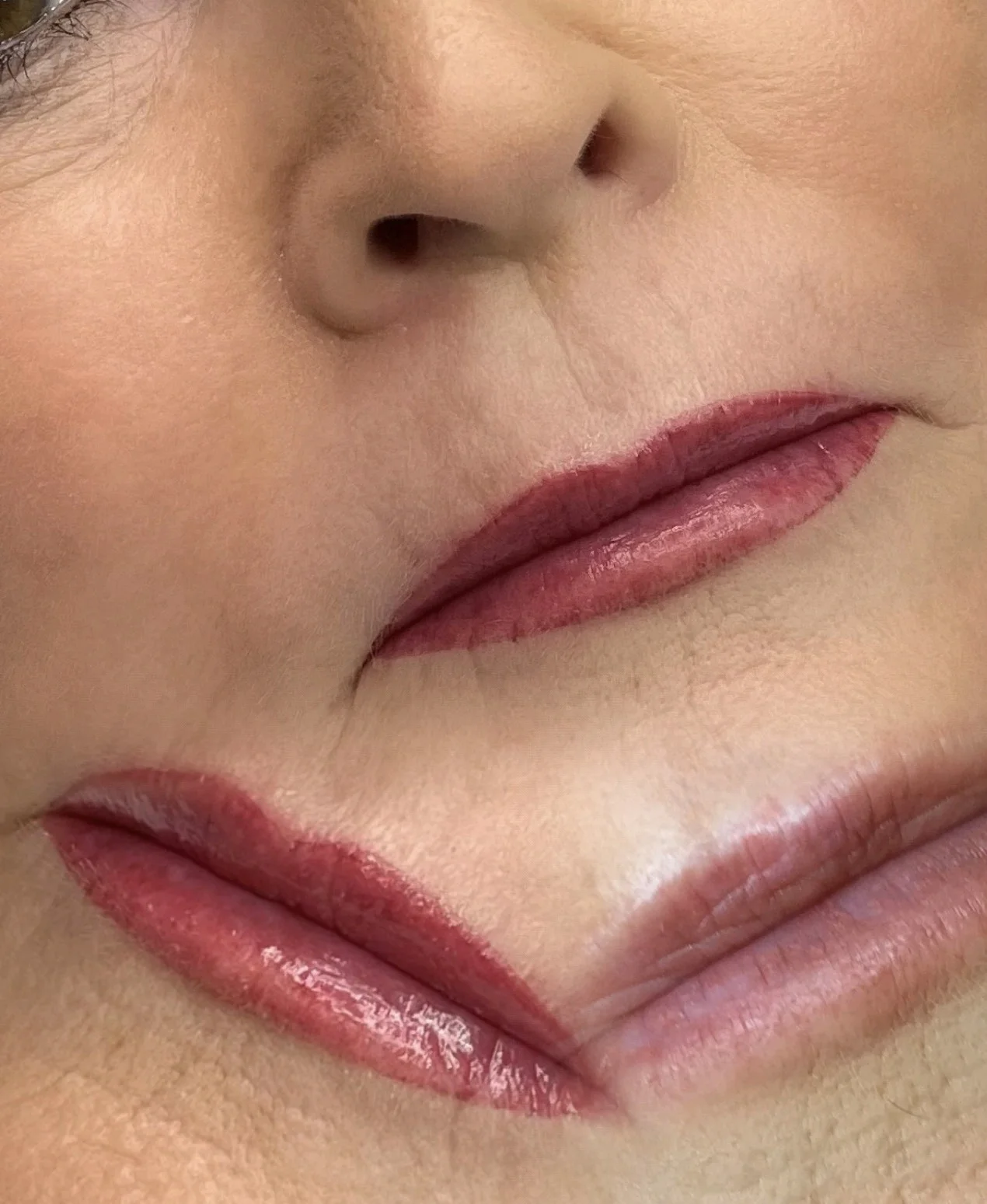 Lip tattoo result — NeoTempo Aesthetics