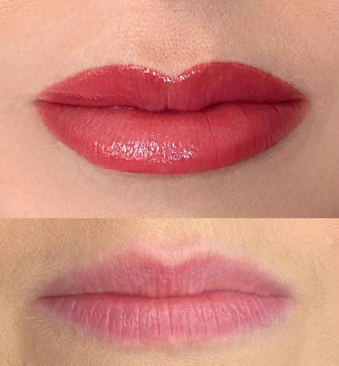 Lip tattoo result — NeoTempo Aesthetics