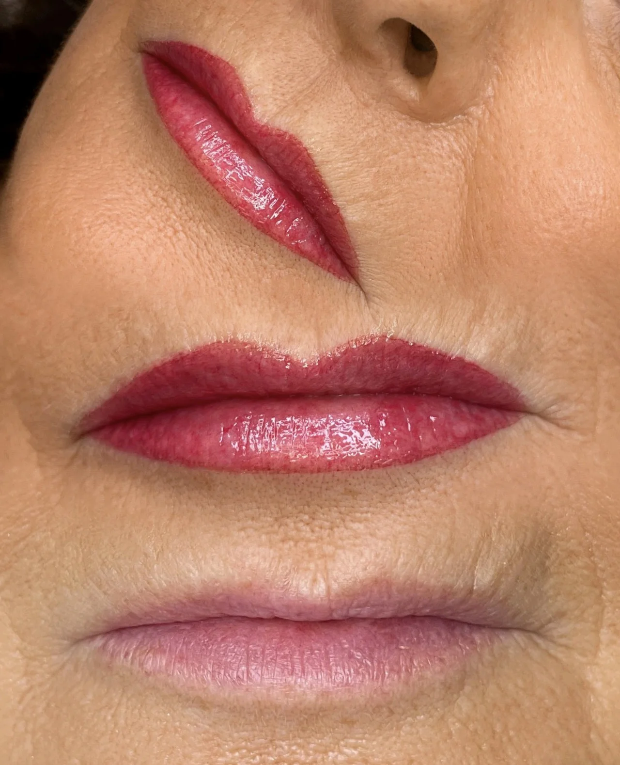 Lip tattoo result — NeoTempo Aesthetics