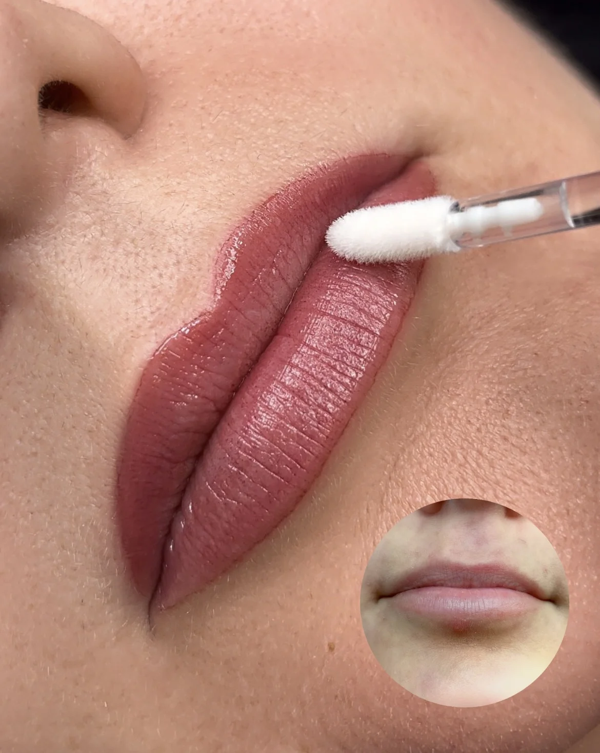 Lip tattoo result — NeoTempo Aesthetics