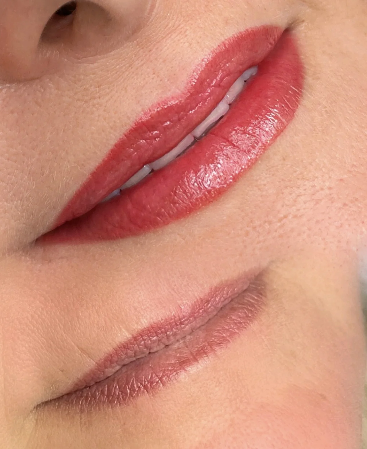 Lip tattoo result — NeoTempo Aesthetics