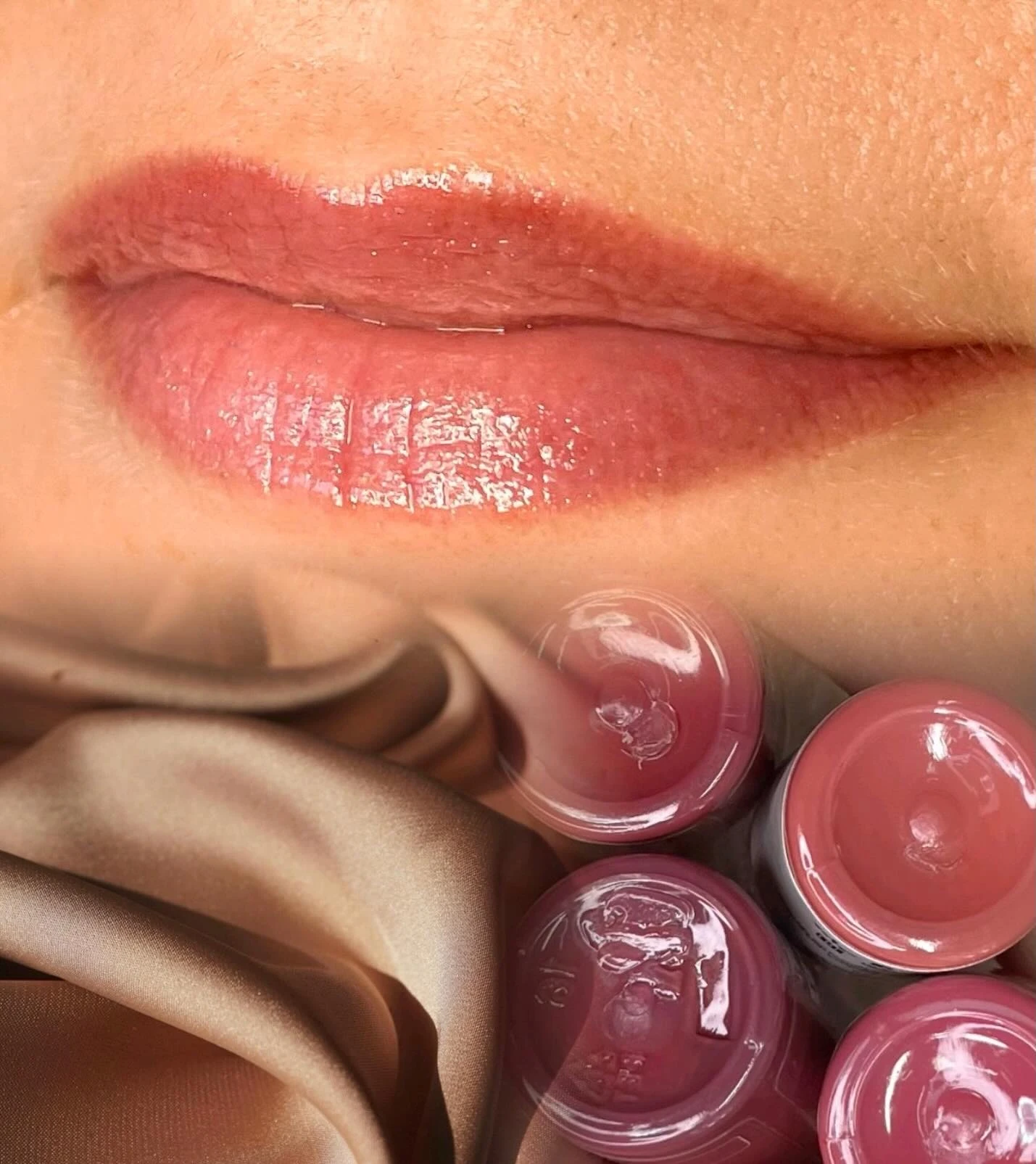 Lip liner tattoo — natural definition
